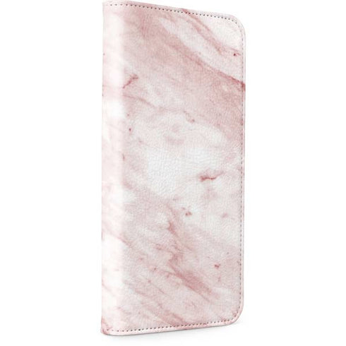 Pink Marble iPhone 15 Pro Folio Case
